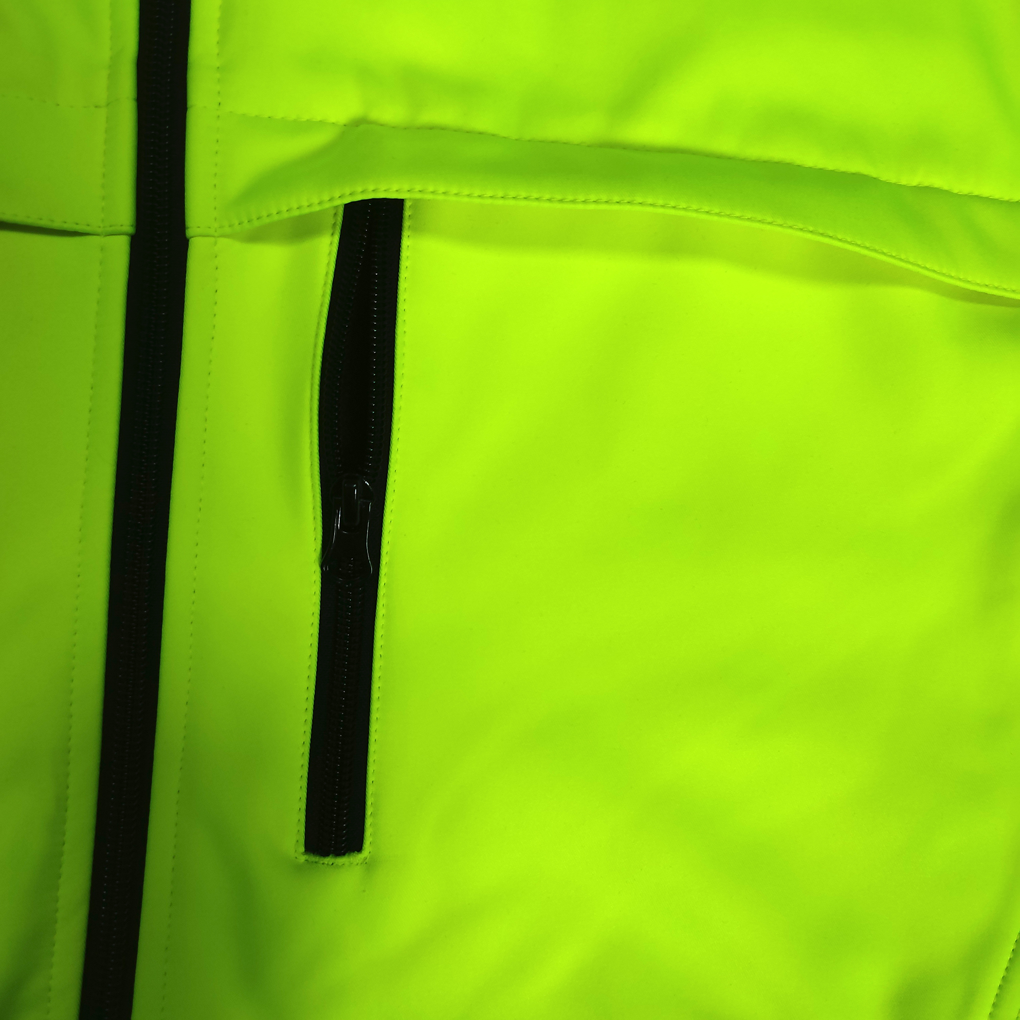 High-visibility workwear detail view 1