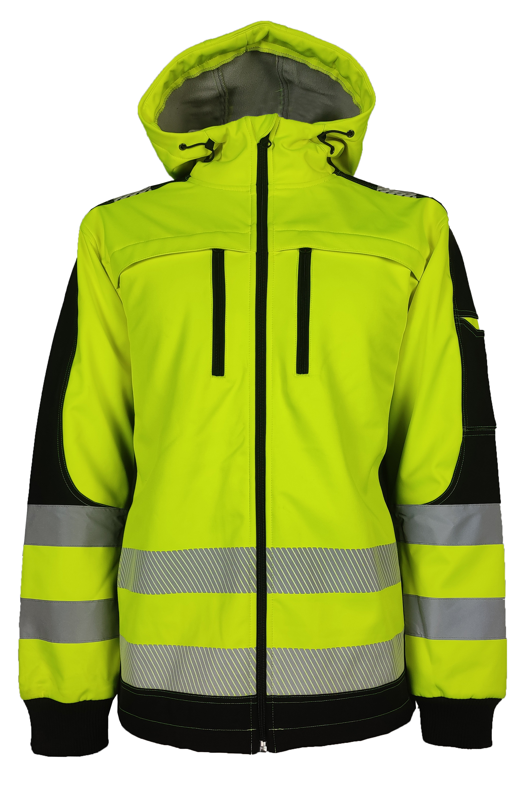 High-visibility workwear reference sample